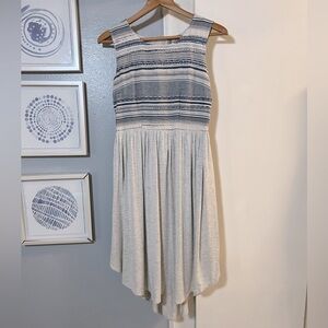 Anthropologie Dolan Left Coast Sabado Embroidered Sleeveless Dress Size M